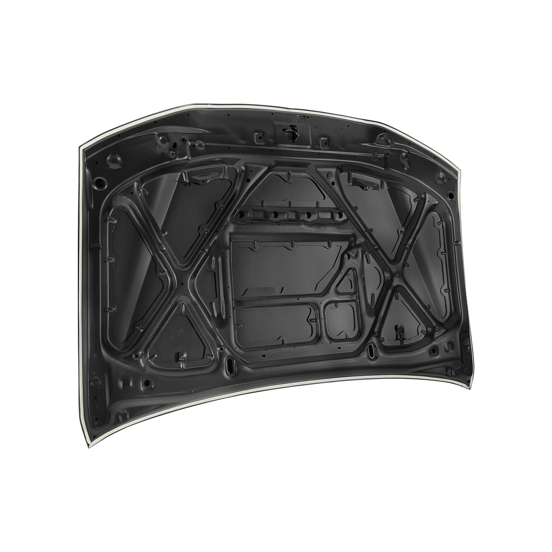 REPLACEMENT HOOD W/O HOLE, 2012, FOR TOYOTA FORTUNER, 67001-60490