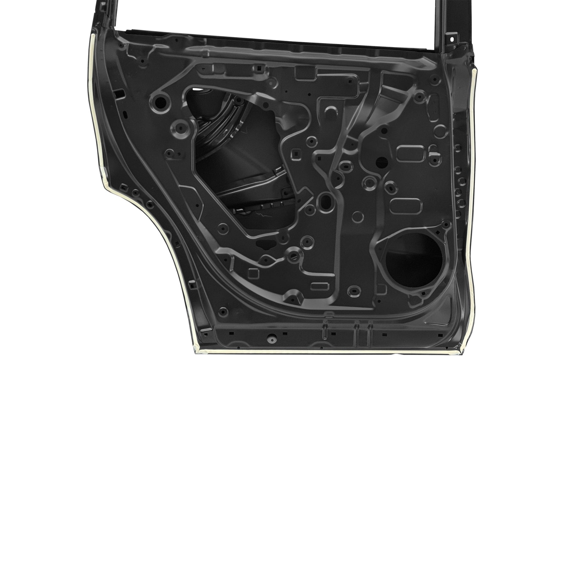 REPLACEMENT REAR DOOR LH, 2021-, FOR TOYOTA HIGHLANDER, 670030E130, (STEEL)