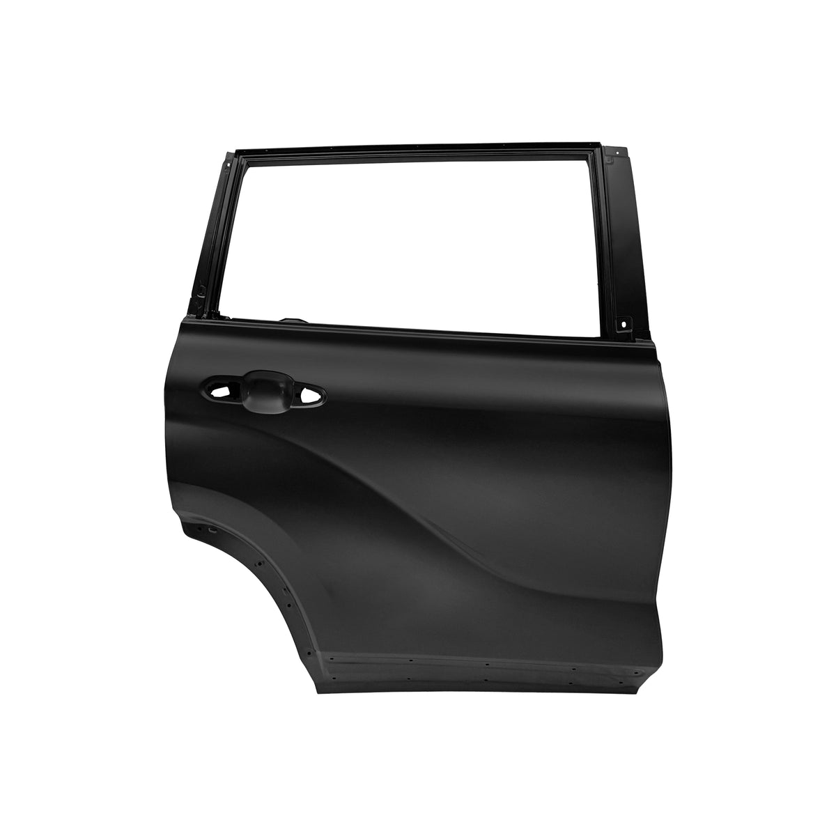 REPLACEMENT REAR DOOR RH, 2021-, FOR TOYOTA HIGHLANDER, 670040E130, (STEEL)