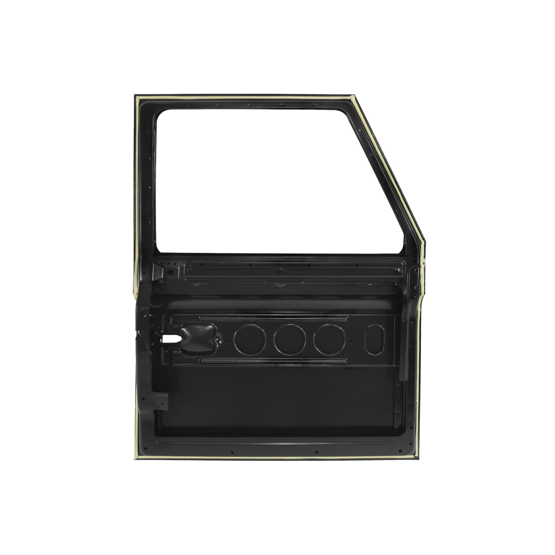 FRONT DOOR LH, FOR LAND ROVER DEFENDER 90 AND DEFENDER 110 TD4, (Aluminum door frame)