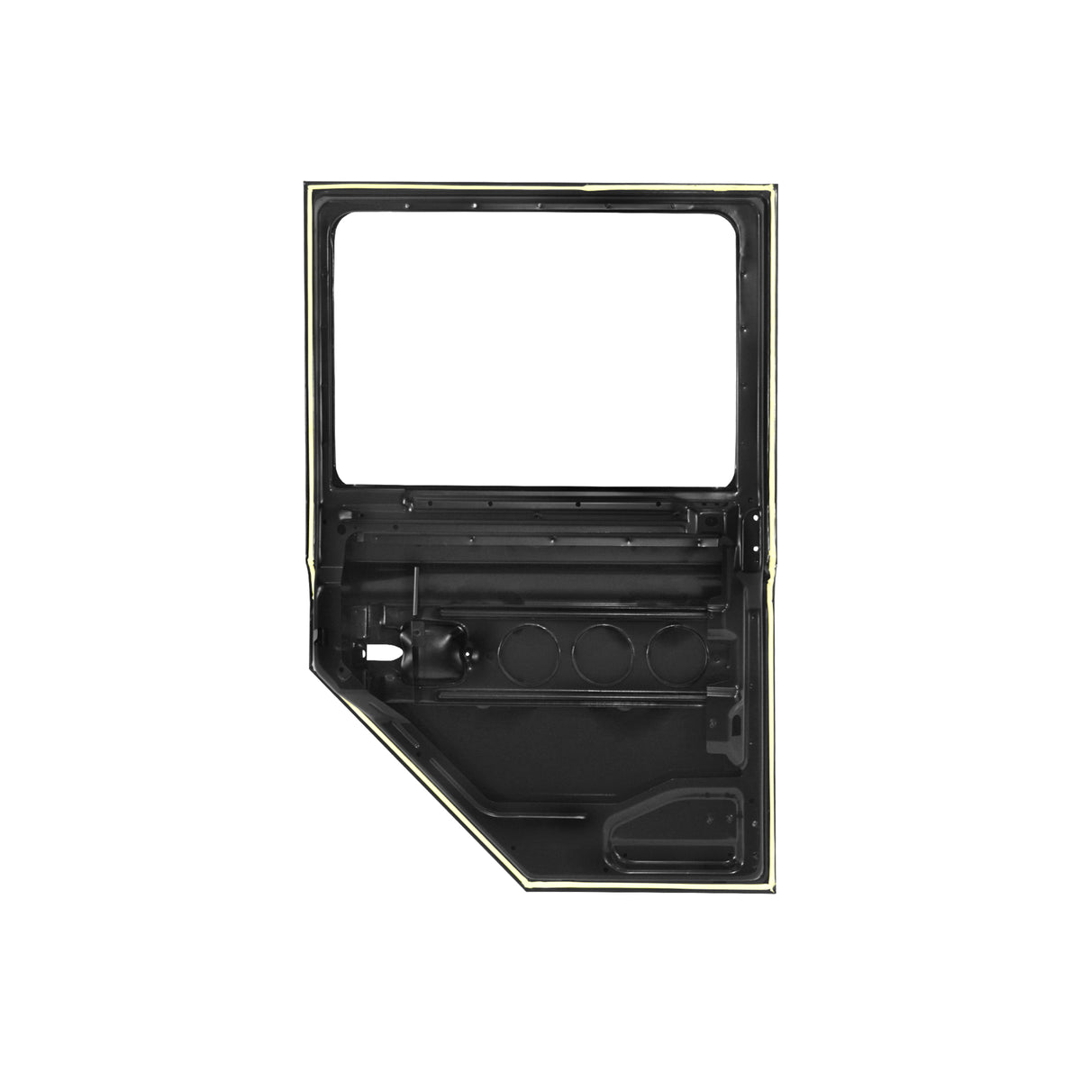 REAR DOOR LH, FOR LAND ROVER DEFENDER 90 AND DEFENDER 110 TD4, (Aluminum door frame)