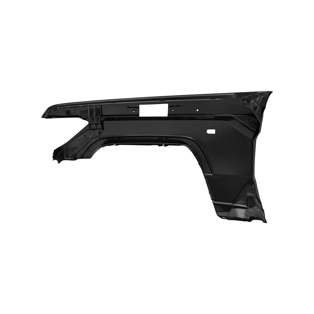 PICK UP FRONT FENDER RH W/ WADING THROAT HOLE AND SIDE LAMP HOLE, 2003-2023, FOR TOYOTA LAND CRUISER LC79